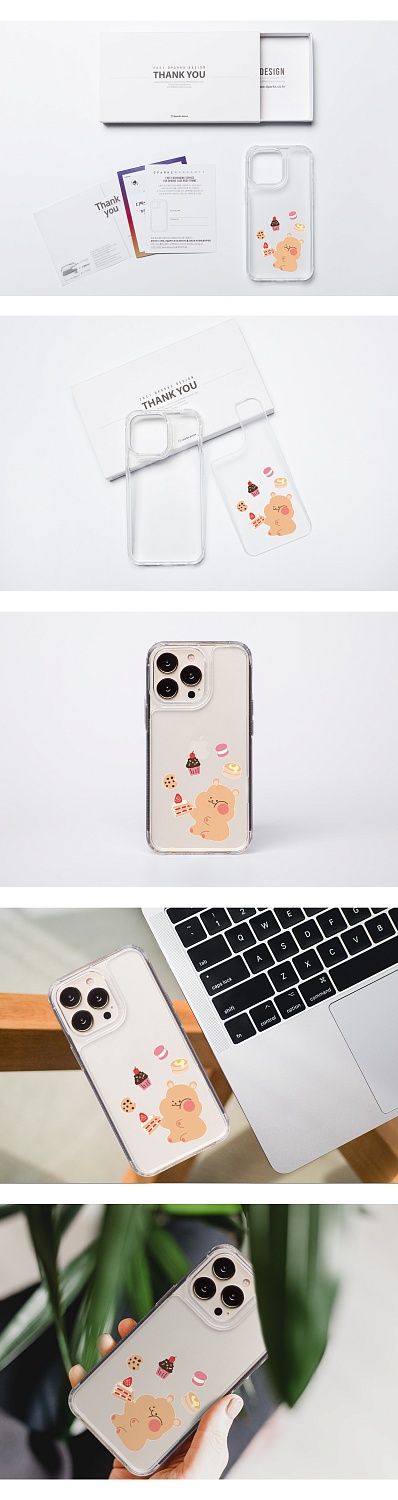 Чехол для смартфона DPARKS Мишка4 прозрачный