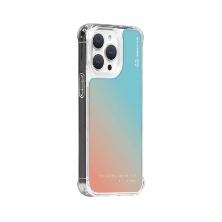 Чехол для смартфона DPARKS Утреннее Небо голубой-прозрачный