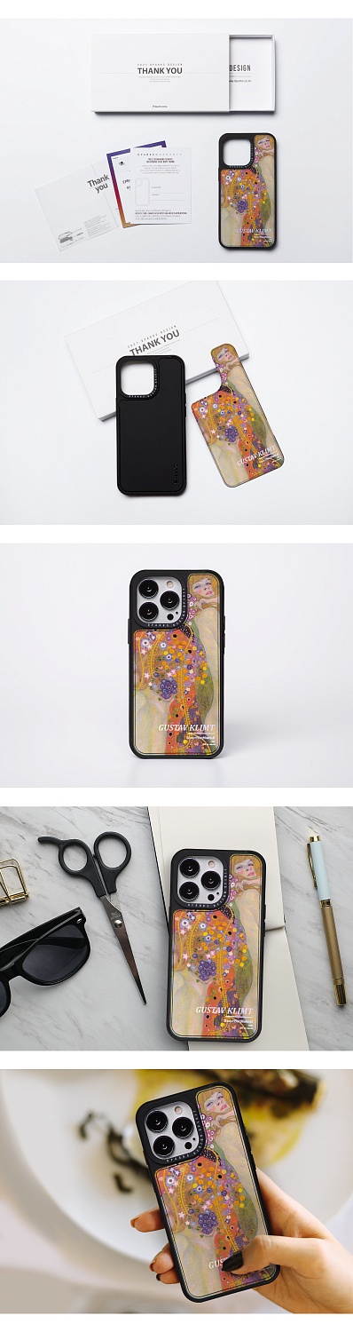 Чехол для смартфона DPARKS Густав Климт-Водяные Змеи II оранжевый