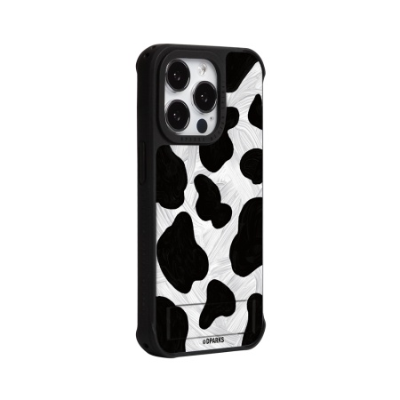 Чехол для смартфона DPARKS Коровий принт черный