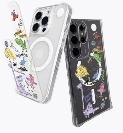 Чехол для смартфона DPARKS MagSafe CHAC Монстры разноцветный