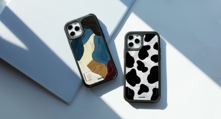 Чехол для смартфона DPARKS Коровий принт черный