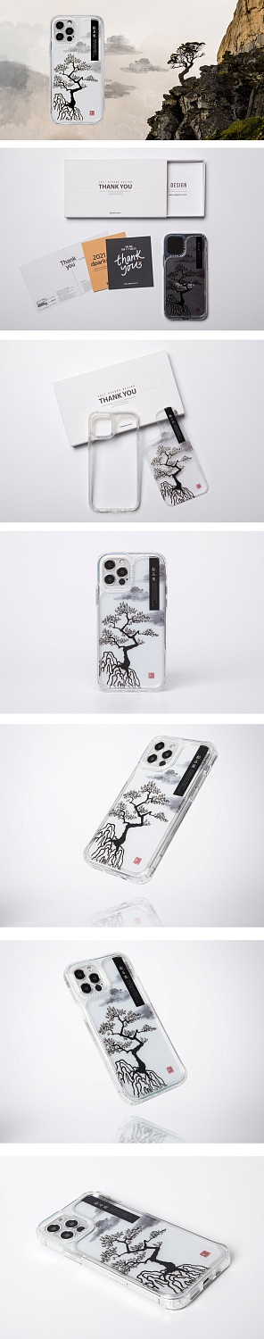 Чехол для смартфона DPARKS Сосна прозрачный