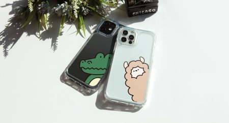 Чехол для смартфона DPARKS Лама прозрачный