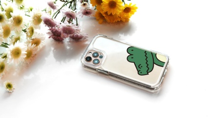 Чехол для смартфона DPARKS Крокодил прозрачный