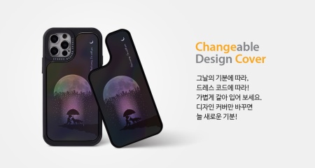 Чехол для смартфона DPARKS Мальчик с собакой под зонтом темно-зеленый