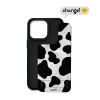 Чехол для смартфона DPARKS Коровий принт черный