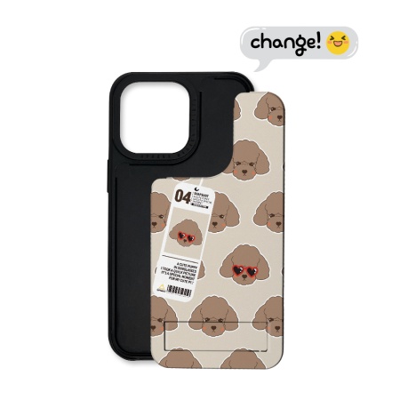 Чехол для смартфона DPARKS Собачки коричневый