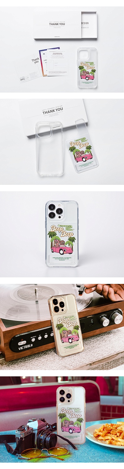 Чехол для смартфона DPARKS Beep светло-серый