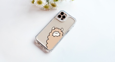 Чехол для смартфона DPARKS Лама прозрачный