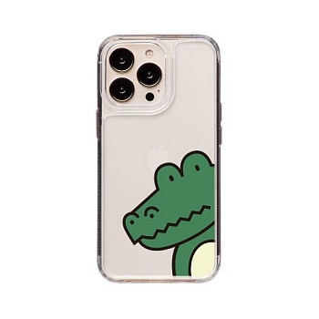 Чехол для смартфона DPARKS Крокодил прозрачный