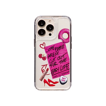Чехол для смартфона DPARKS Не создан для легкой жизни розовый