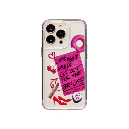 Чехол для смартфона DPARKS Не создан для легкой жизни розовый