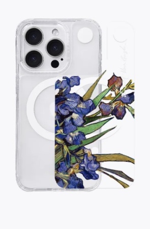 Сменная вкладка DPARKS  с MagSafe CHAC Ирисы прозрачный